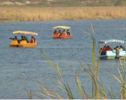 The place also provides an opportunity to enjoy boating at the lake in addition to enjoy the beauty of the location.